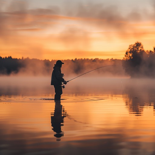 Fishing Visual Free Serene Fishing Sunrise Image - Fishing, Sunrise, Silhouette ...