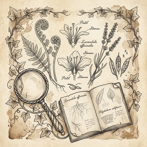 Free Botanical Study Artistry Image - Botanical, Herbarium, Vintage ...
