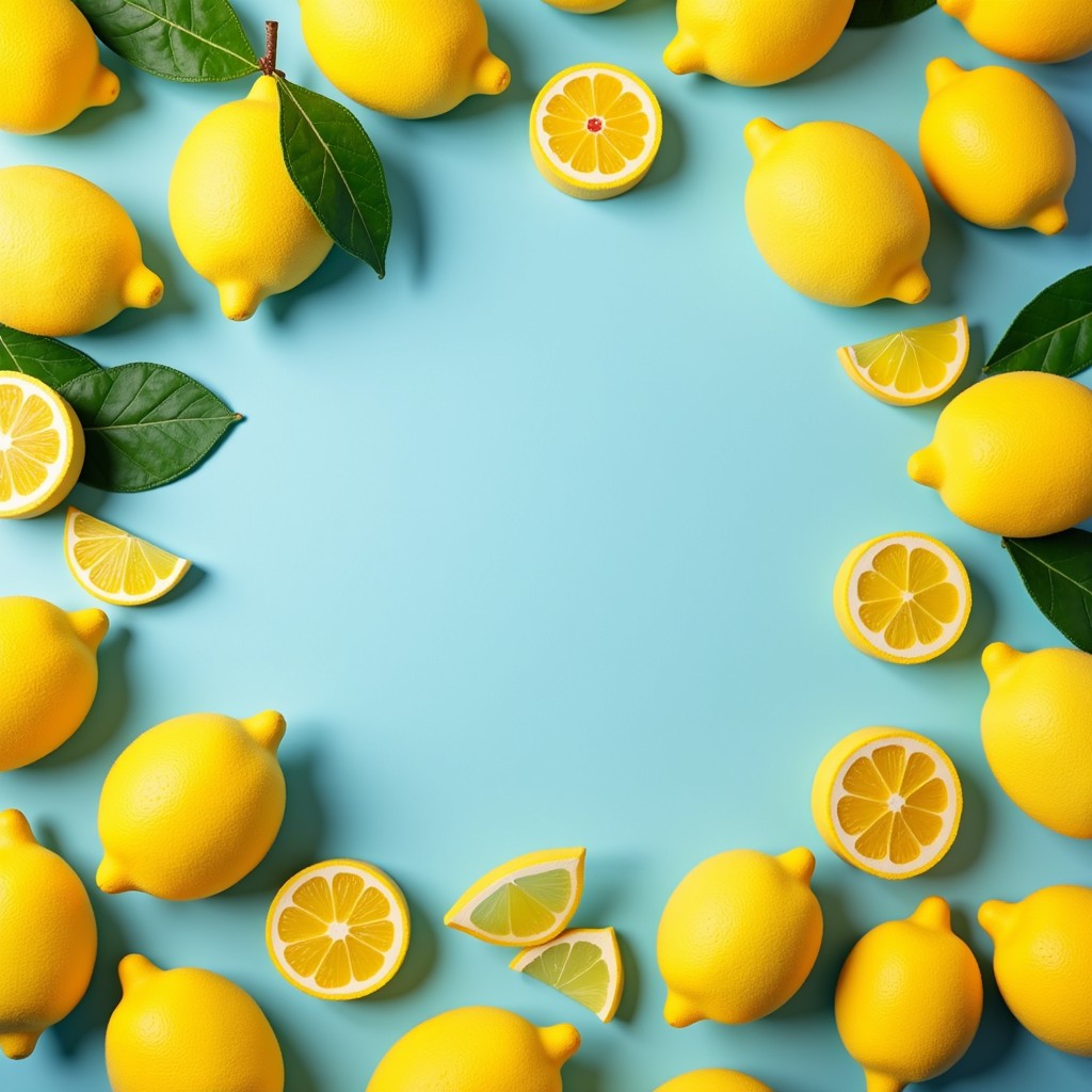 Free Vibrant Lemon Circle Image - Lemons, Citrus, Yellow | Download at ...