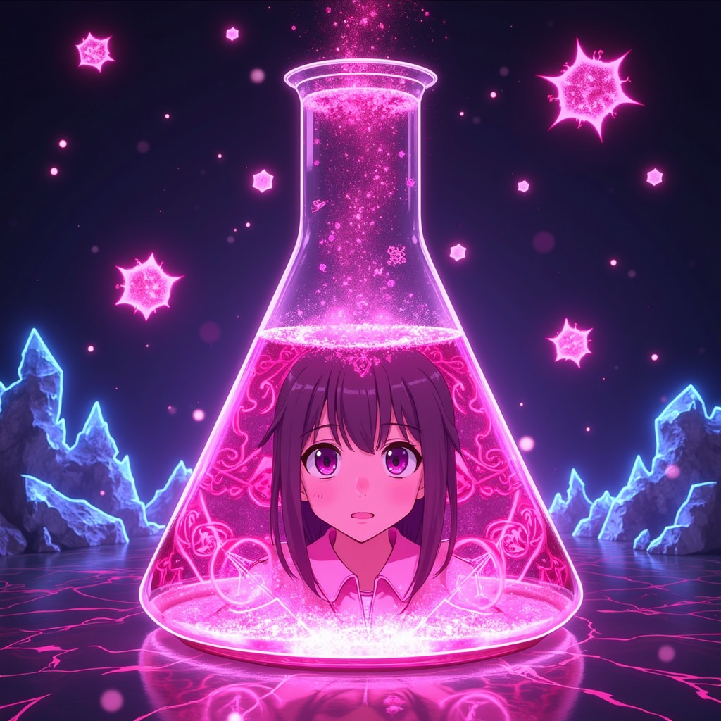 Free Enchanted Potion Glow Image - Magenta, Potion, Flask | Download at ...