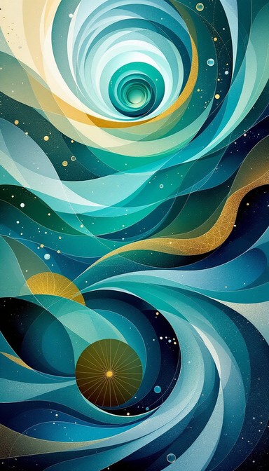 Download Cosmic Spiral Dance Image - Spiral, Turquoise, Abstract ...