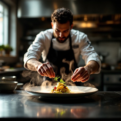 Free Culinary Artist Creating Image - Plating, Culinary, Chef ...