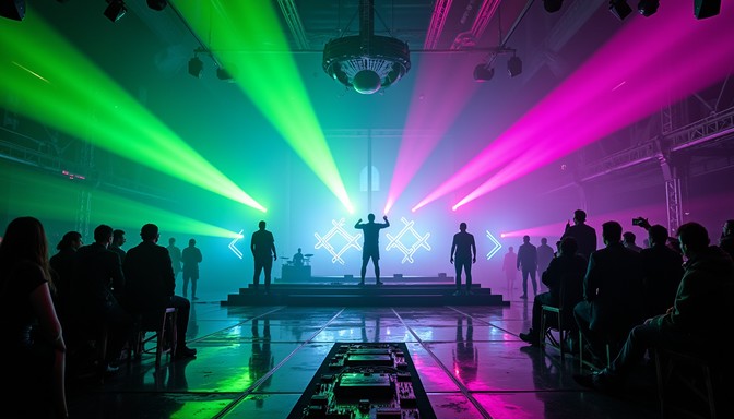 Free Electrifying Laser Performance Image - Lasers, Concert ...
