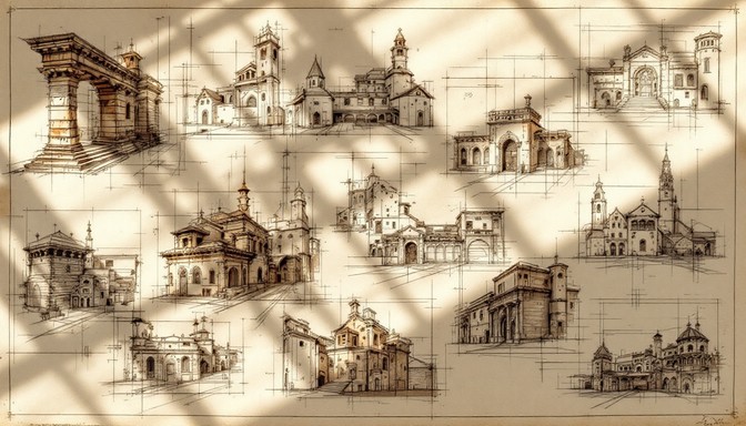 Free Historic Building Sketches Image | Download at StockCake