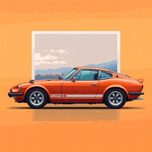 Pixel Racing Stripes Free Orange Pixel Racer Image - Illustration, Pixel, Retro | Download ...