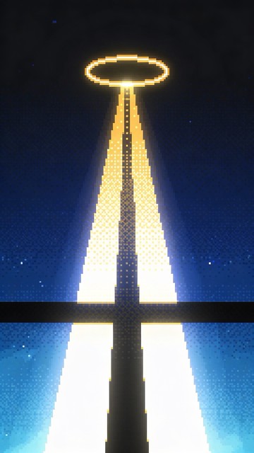 Free Divine Pixel Art Image - Pixel, Sacred, Golden | Download at StockCake