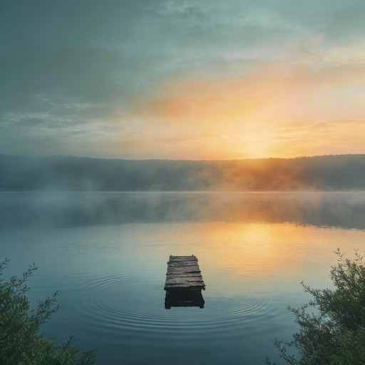 Free Tranquil Lake Dawn Image - Lake, Sunrise, Dawn | Download at StockCake