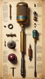 Microphone Dissected Free Deconstructed Vintage Microphone Image - Microphone, Vintage ...