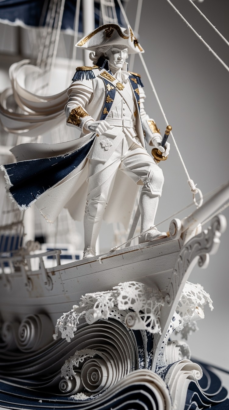 Capenter Build Graph Paper Free Paper Captain Sculpture Image - Sculpture, Paper, Captain ...