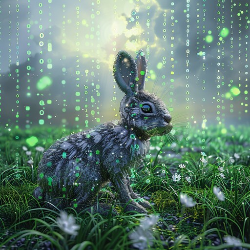 Free Digital Rabbit Art Image | Download at StockCake