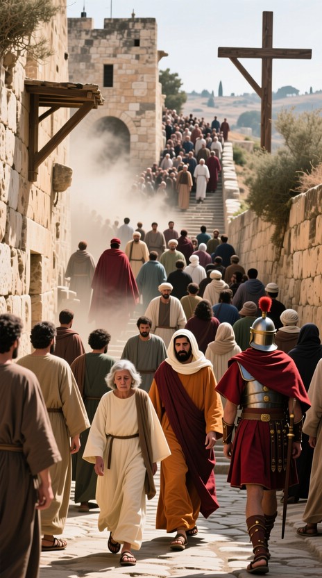 Free Ancient Jerusalem Procession Image - Jerusalem, Biblical, Ancient ...