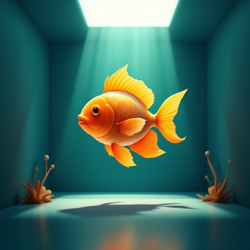Free Solitary Gold Swimmer Image - Goldfish, Aquarium, Fishbowl ...