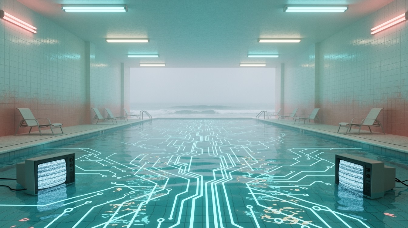 Free Glowing Circuit Pool Image - Dreamcore, Liminal, Pool | Download ...