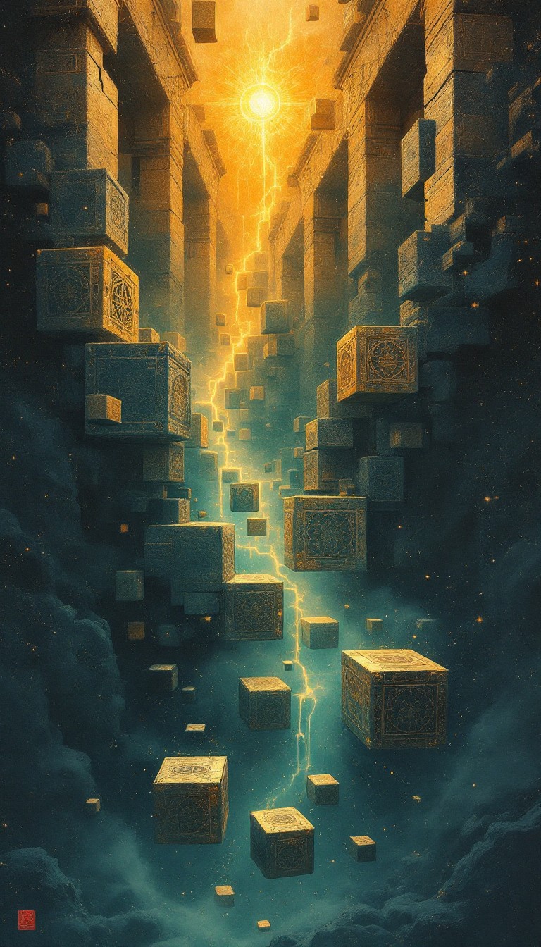 Free Floating Ancient Blocks Image - Mystical, Cosmic, Ancient ...