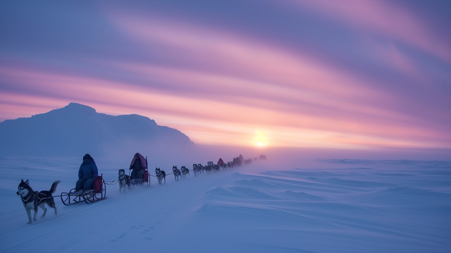 Free Arctic Sled Journey Image - Arctic, Sled, Dogs | Download at StockCake