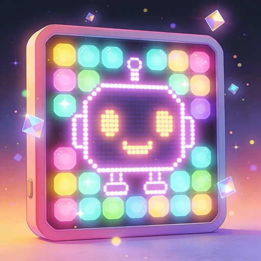 Free Colorful Pixel Friend Image - Robot, Led, Pixels | Download at ...