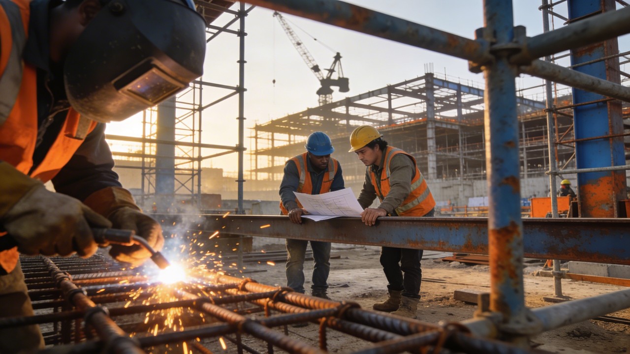 Free Building Together Safely Image - Construction, Workers, Teamwork ...