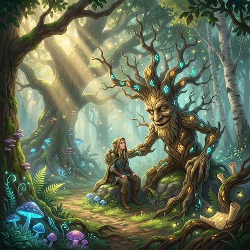 Free Ancient Forest Wisdom Image - Treant, Elf, Forest | Download at ...