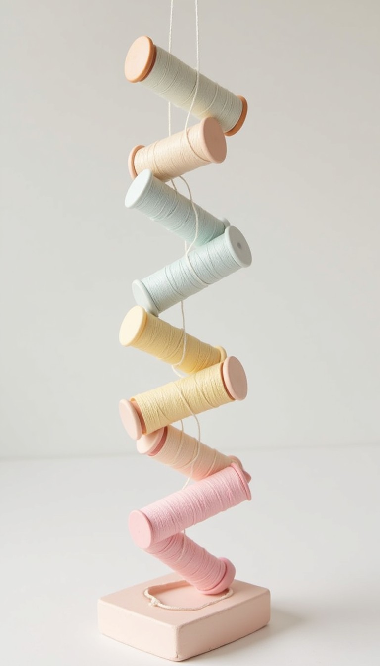 Free Floating Thread Spools Image - Spools, Pastel, Thread | Download ...