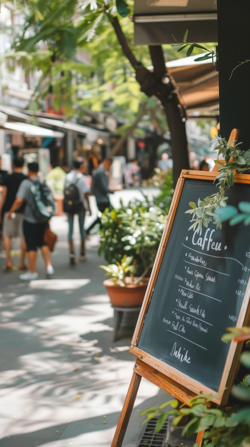 Free Charming Cafe Sign Photo - Cafe, Sidewalk, Signboard | Download at ...