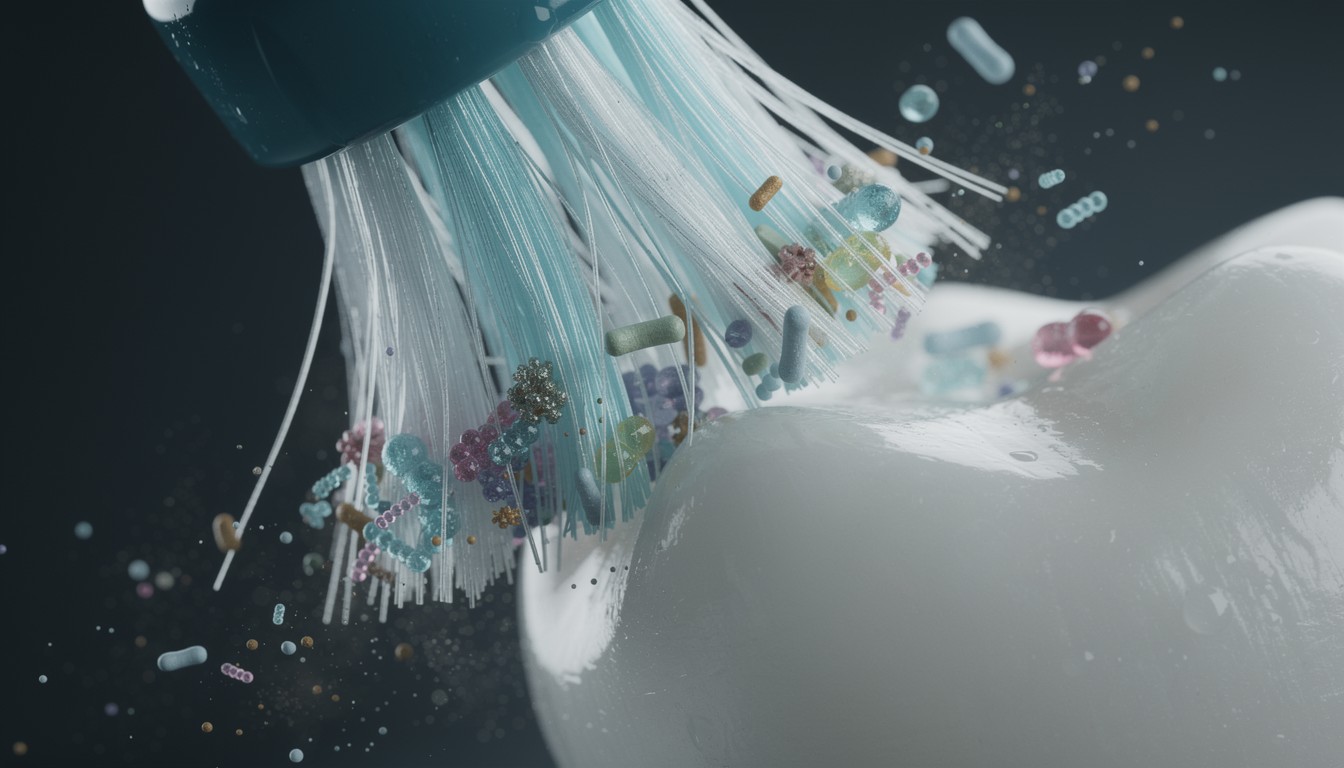 Free Bristles Fighting Bacteria Image - Toothbrush, Bacteria ...