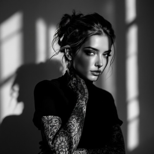 Free Elegant Shadow Portrait Image - Minimal, Elegant, Dramatic ...