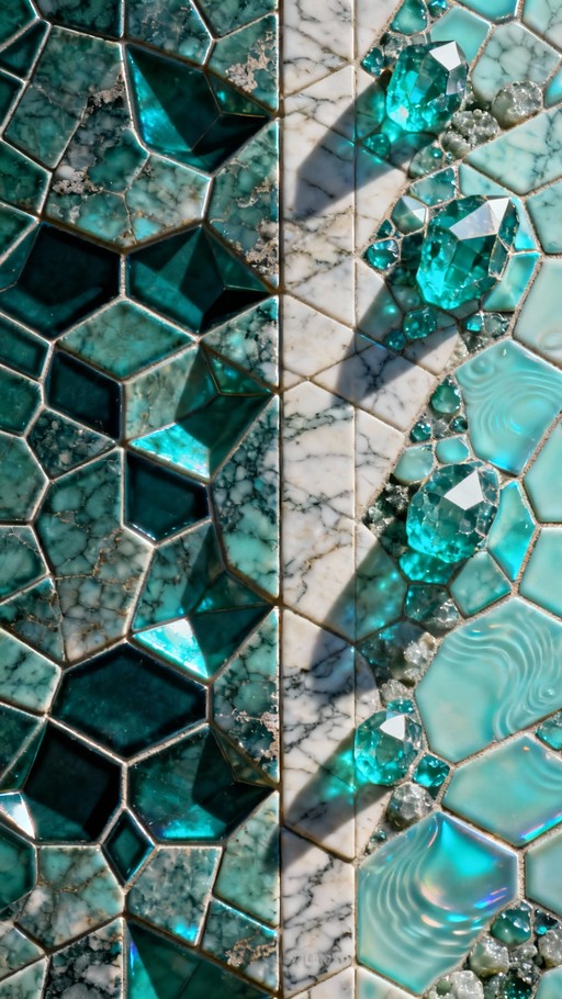 Free Turquoise Geometric Elegance Image - Turquoise, Teal, Geometric ...