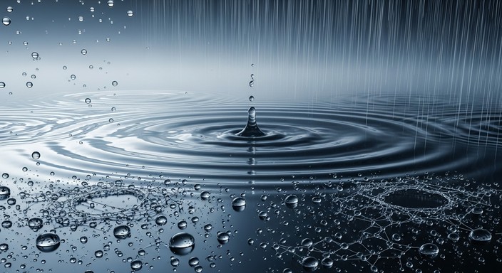 Free Rhythmic Rain Ripples Image - Rainfall, Droplets, Ripples ...