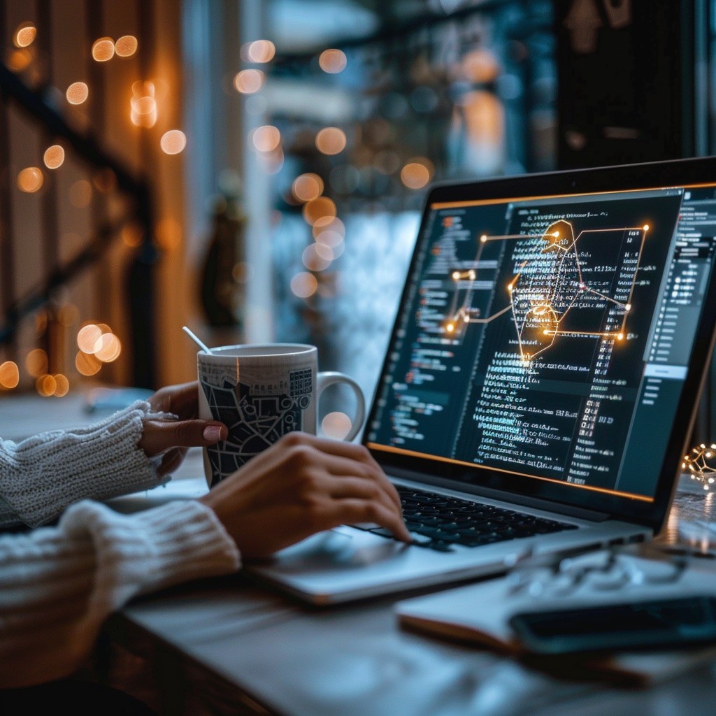 Free Cozy Coding Session Photo Programming Technology Laptop