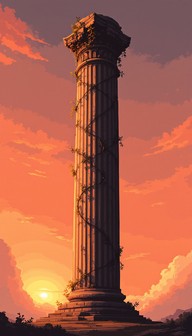 Free Ancient Column Sunset Image - Column, Sunset, Ruins | Download at ...