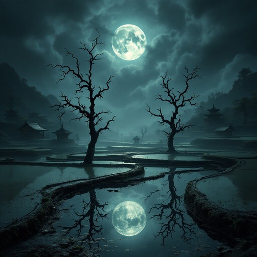 Free Moonlit Mirror Portal Image - Moonlit, Gothic, Reflection ...