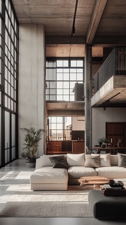 Beautiful view of Urban Loft Texture Adding Depth