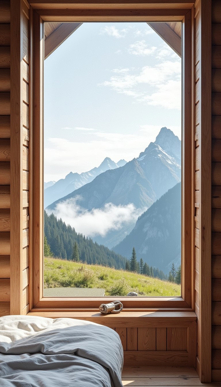 Free Mountain window view Image - Mountains, Cabin, Window | Download ...