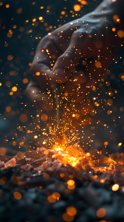 Free Sparks of Creation Image - Sparks, Hand, Embers | Download at ...