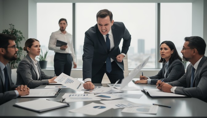 Free Boardroom Anger Explodes Image - Businessman, Anger, Meeting ...