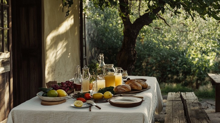Free Rustic Outdoor Breakfast Image - Sunflowers, Breakfast, Rustic ...