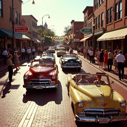 Free Vintage Car Procession Image - Vintage, Cars, Classic | Download ...