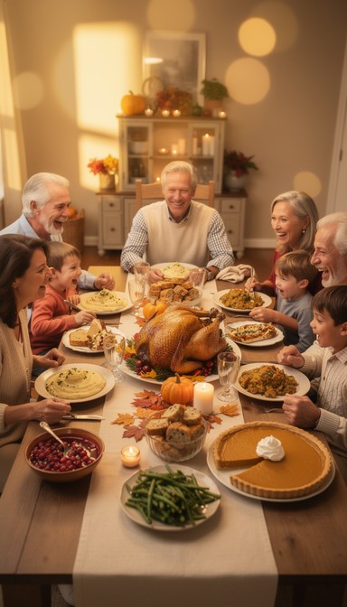 Free Thanksgiving Family Feast Image - Thanksgiving, Family, Turkey ...