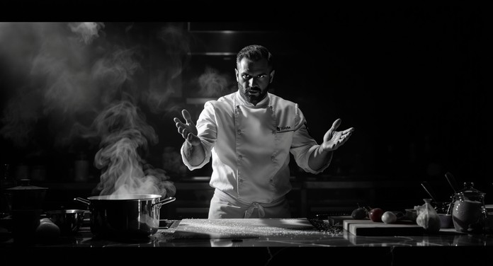 Free Culinary Stage Drama Image - Monochrome, Chef, Theatrical ...