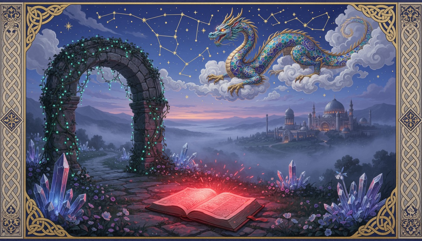 Free Enchanted Dragon Realm Image - Fantasy, Dragon, Archway | Download ...