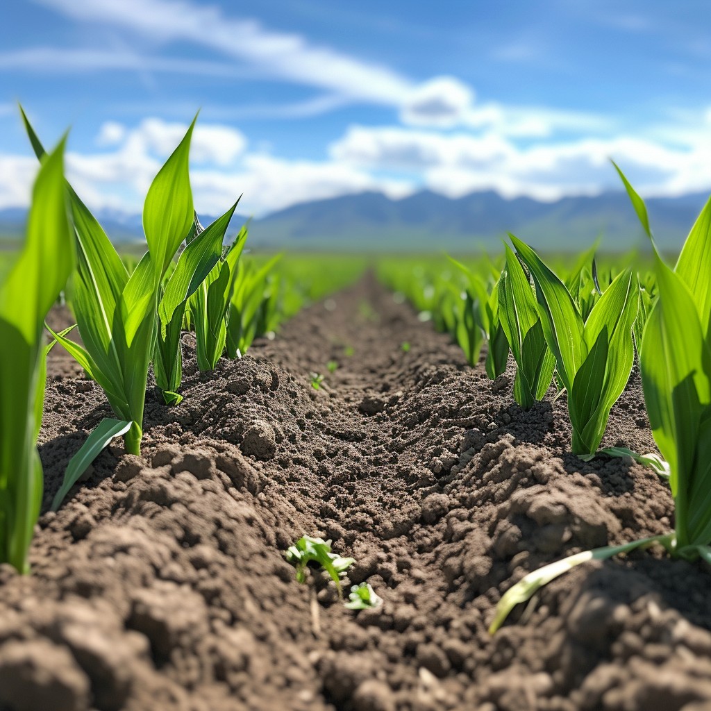 Free Sprouting Corn Rows Image - Agriculture, Farming, Corn | Download ...