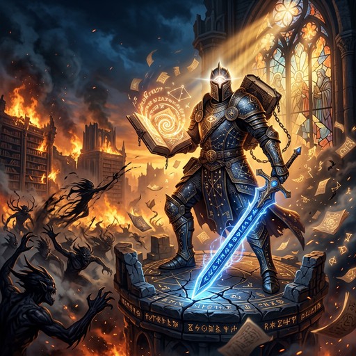 Free Knowledge Battles Darkness Image - Warrior, Scholar, Knight ...