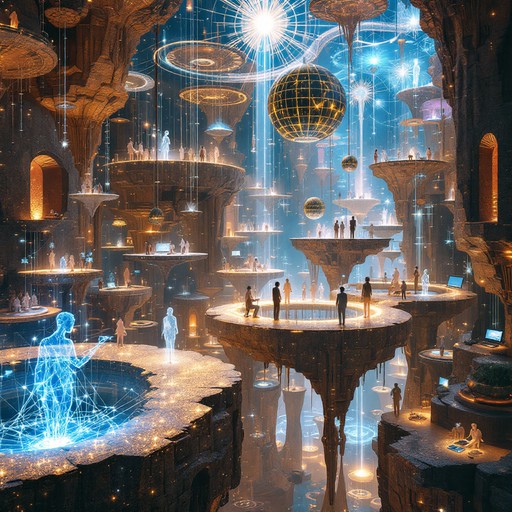 Free Ethereal Office Network Image - Futuristic, Ethereal, Digital ...