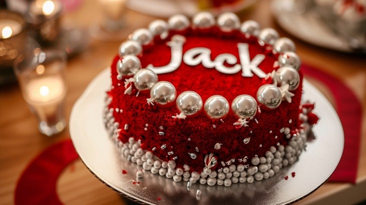 Free Jack S Birthday Cake Image Cake Red Velvet Download At Stockcake