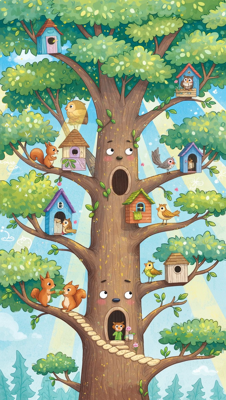 Free Enchanted Tree Community Image - Tree, Illustration, Storybook ...