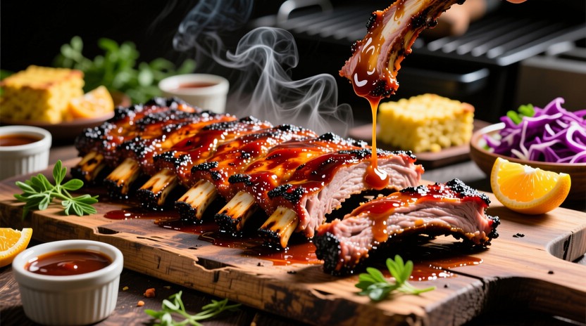 Free Barbecue ribs platter Image - Barbecue, Ribs, Corn | Download at ...
