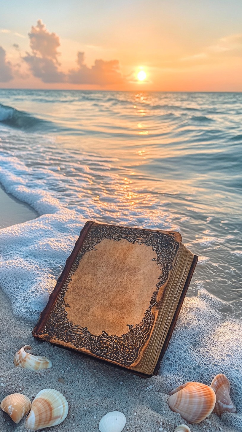 Free Serene Beach Reading Photo - Beach, Sunrise, Book | Download at ...