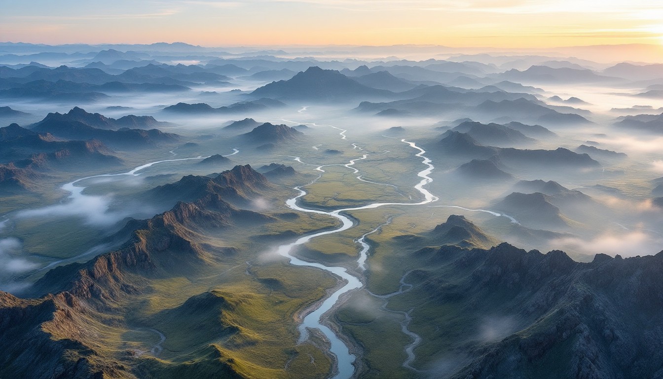 Free Misty Mountain Rivers Image - Landscape, Mountains, River ...