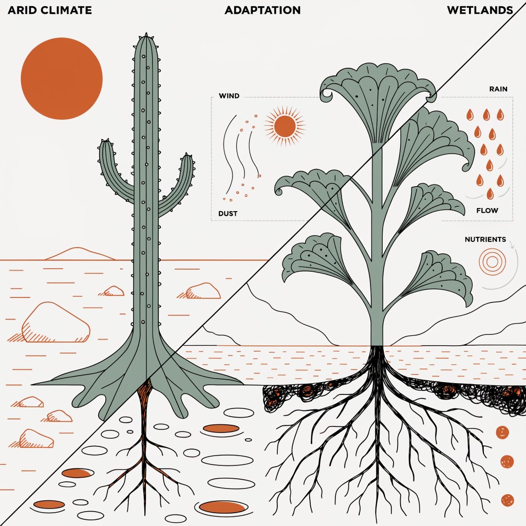 Free Plant Adaptation Illustration Image - Botanical, Illustration ...