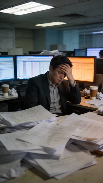 Work Is Overwhelming Free Workplace Stress Moment Image - Stress, Office, Man | Download at ...